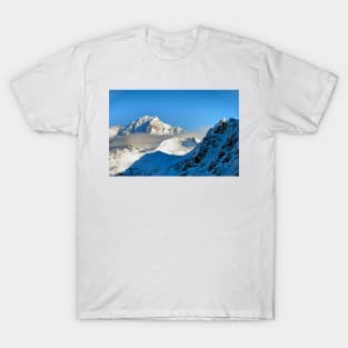 Mont Blanc from Les Arcs French Alps France T-Shirt